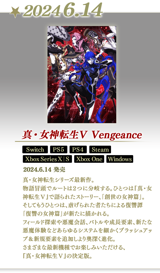 2024 真・女神転生Ⅴ Vengeance